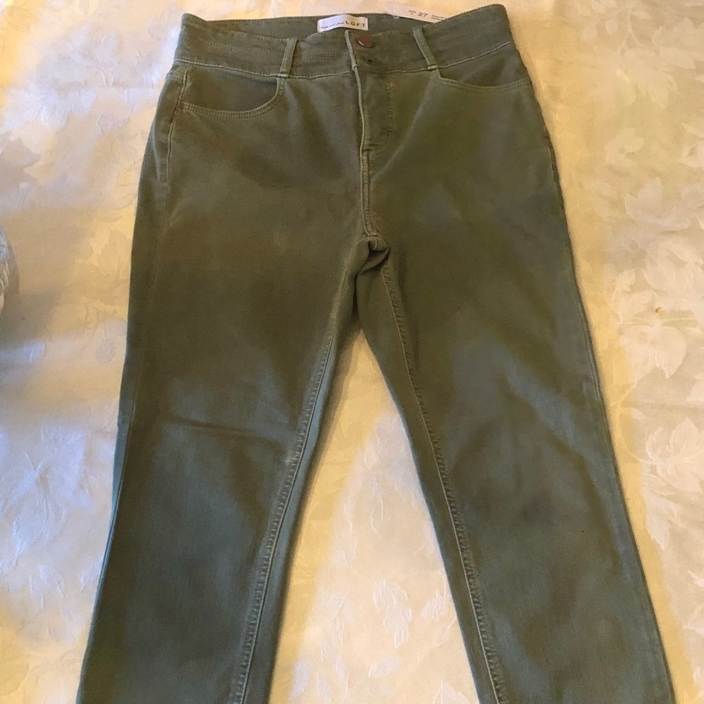Misses' LOFT Olive Skinny Leg Jeans - Sz 27/4  NWT